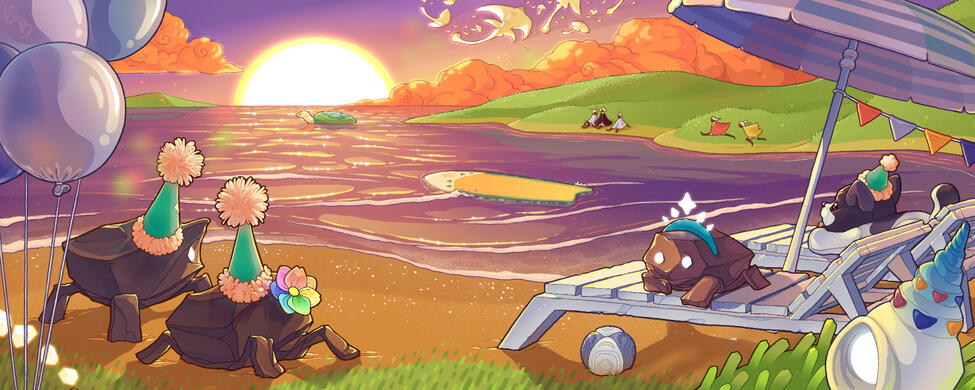 Summer time, Header image for the VK Group