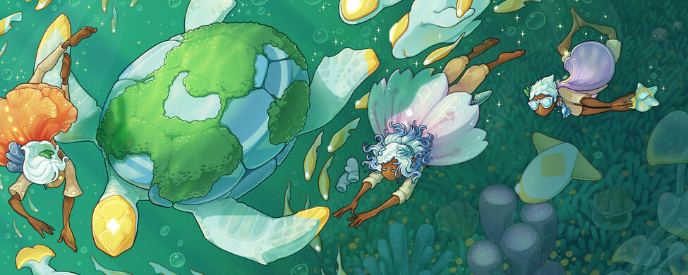 Spring header image for the VK Group