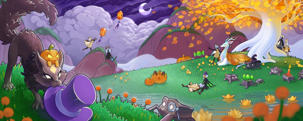 Autumn header for Sky CotL VK Group